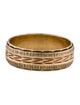Frederick Goldman 14K Two-Tone Textured Band Ring