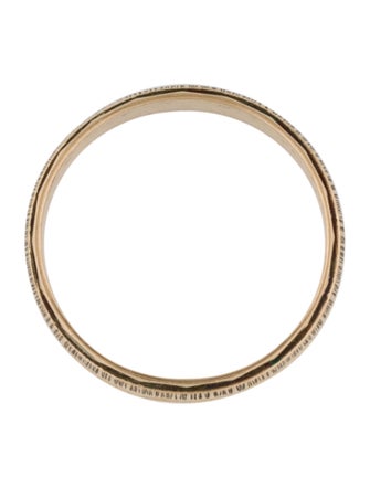 Frederick Goldman 14K Two-Tone Textured Band Ring