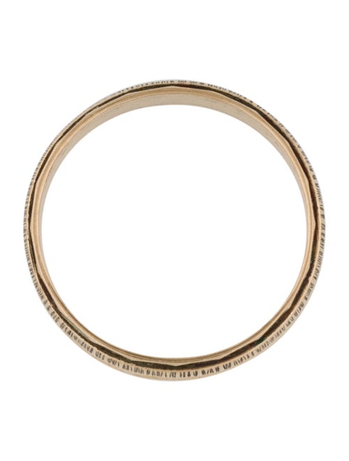 Frederick Goldman 14K Two-Tone Textured Band Ring