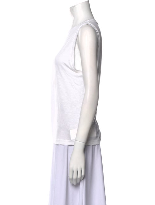 Frances De Lourdes Crew Neck Sleeveless Top