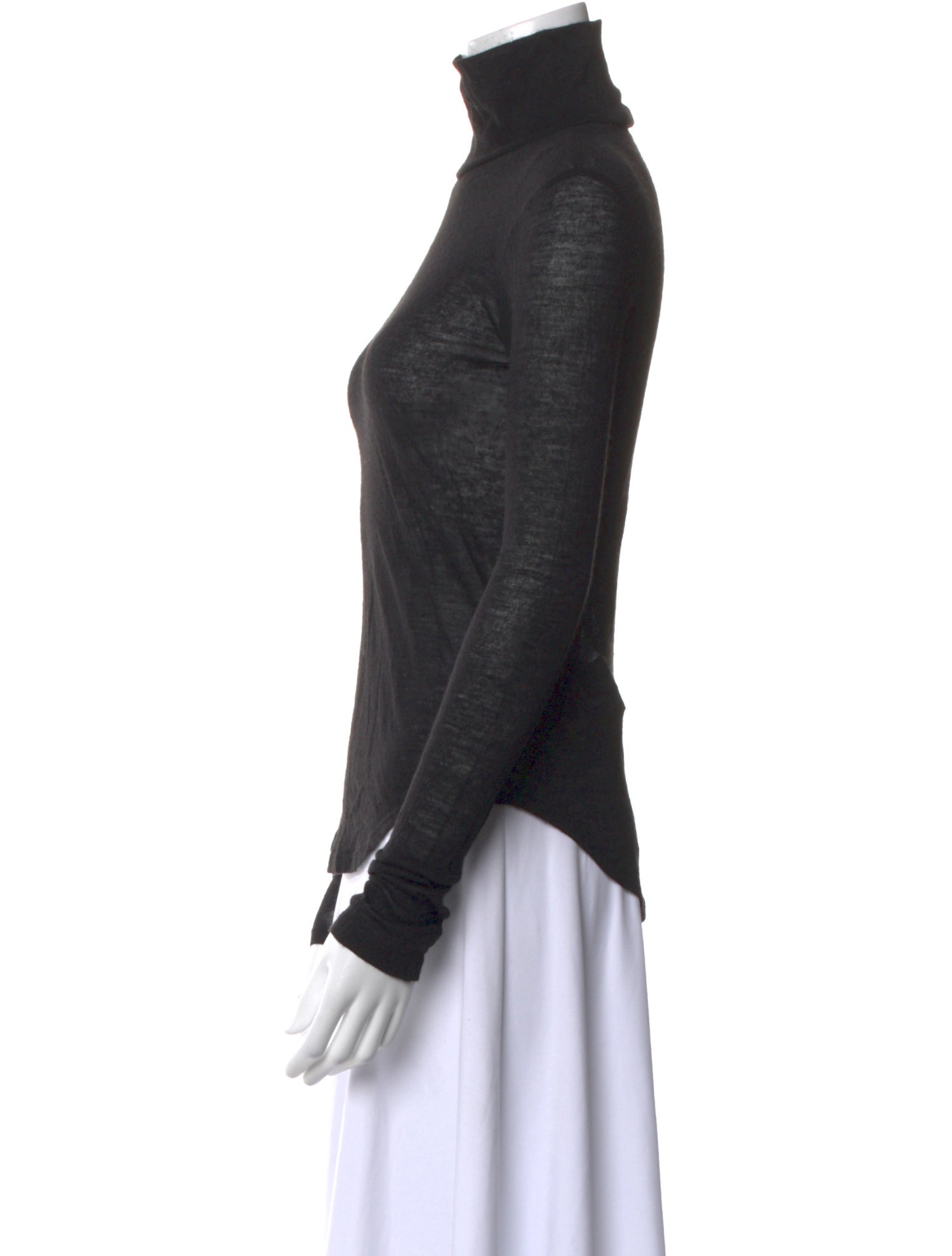 Frances De Lourdes Cashmere Turtleneck Top