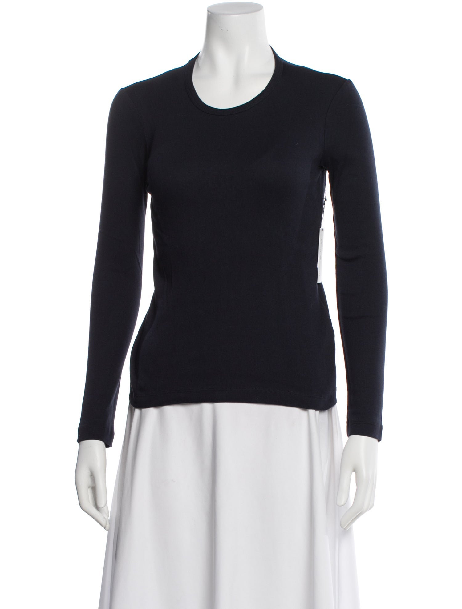 Frances De Lourdes Crew Neck Long Sleeve Top w/ Tags