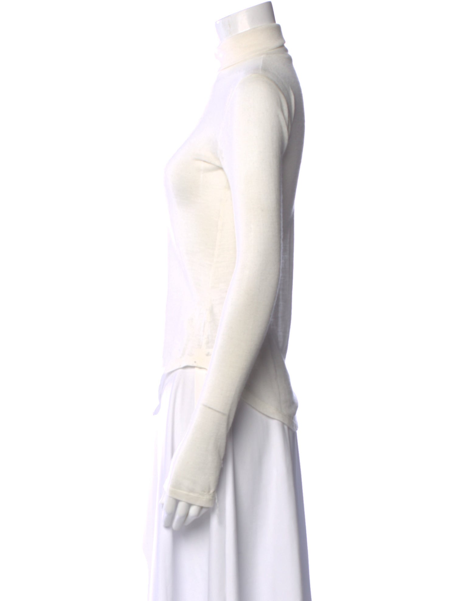 Frances De Lourdes Cashmere Turtleneck Top