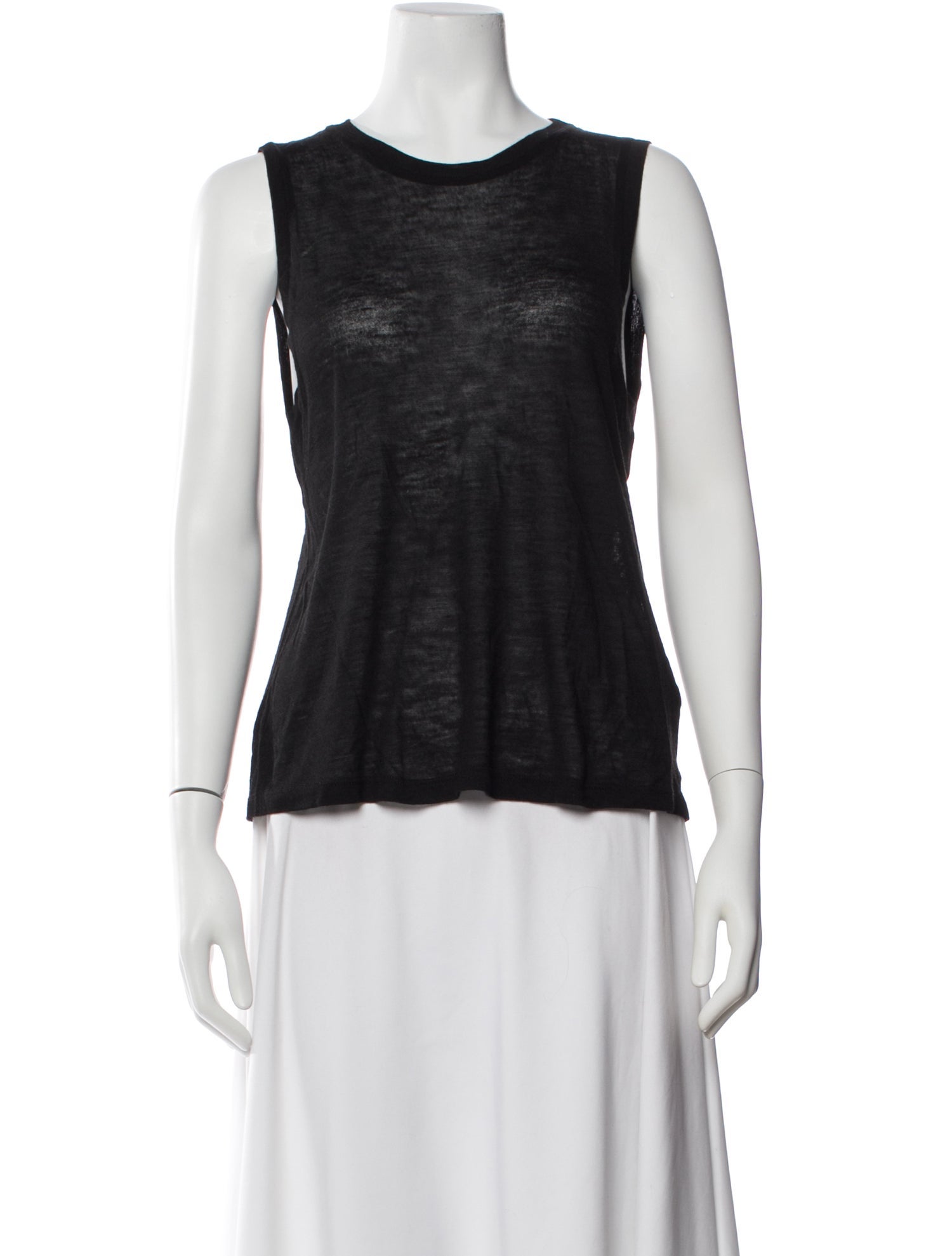 Frances De Lourdes Cashmere Crew Neck Top