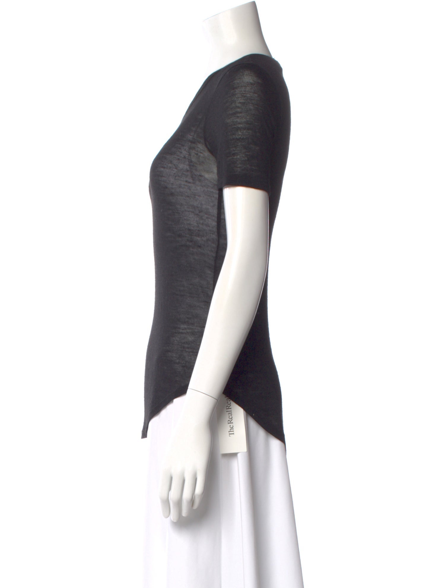 Frances De Lourdes Cashmere Crew Neck T-Shirt