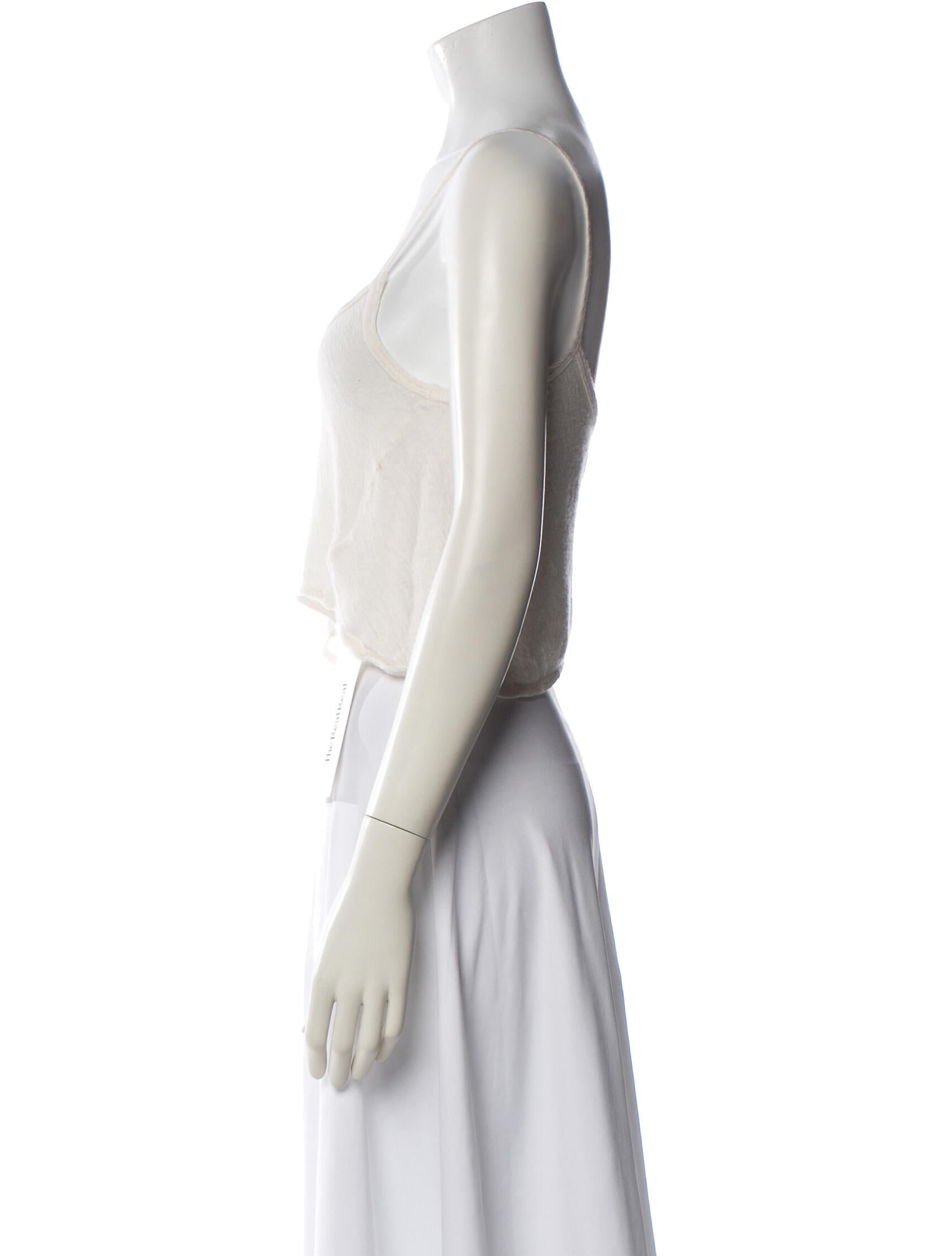 Frances De Lourdes Cashmere Scoop Neck Top