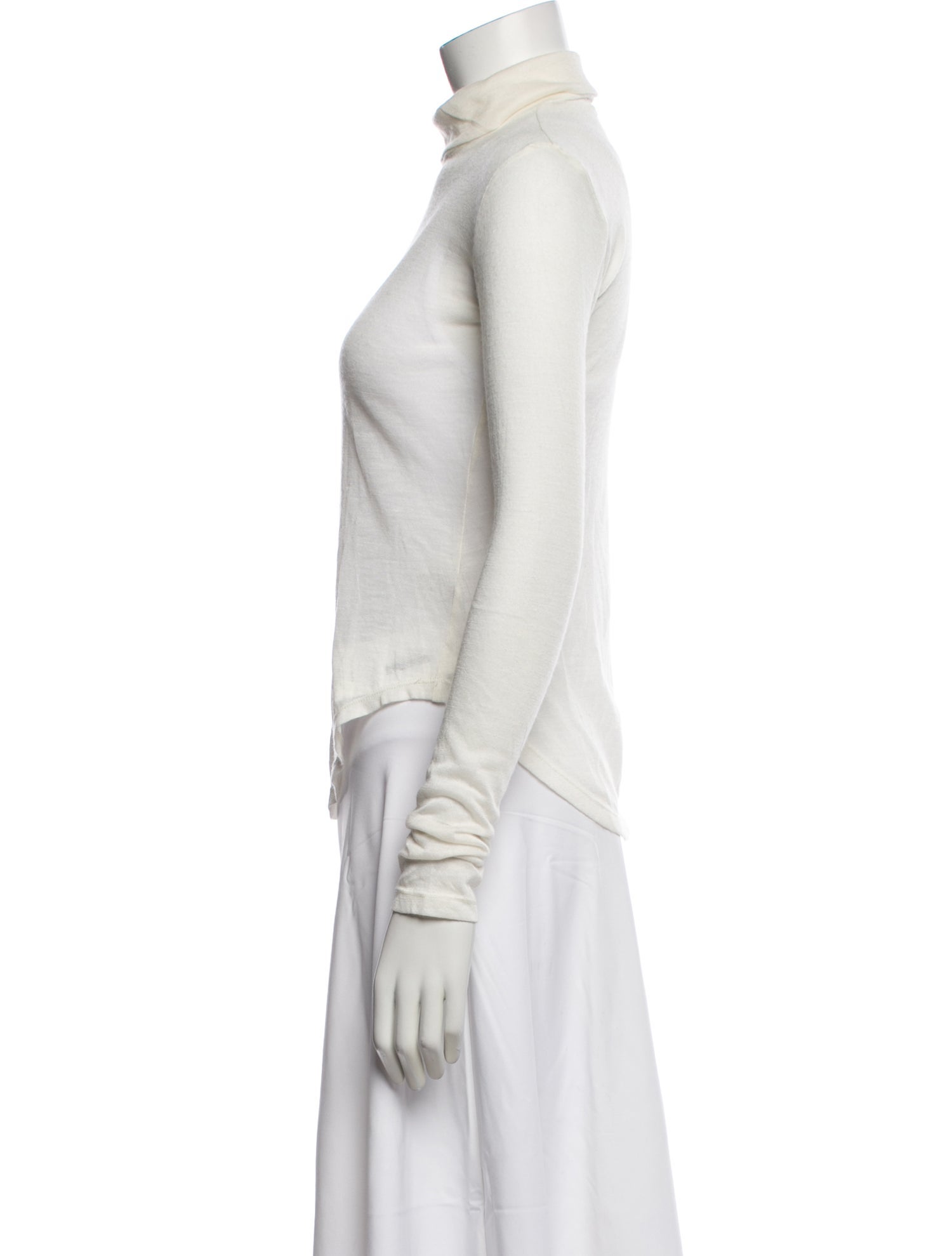Frances De Lourdes Cashmere Turtleneck Top
