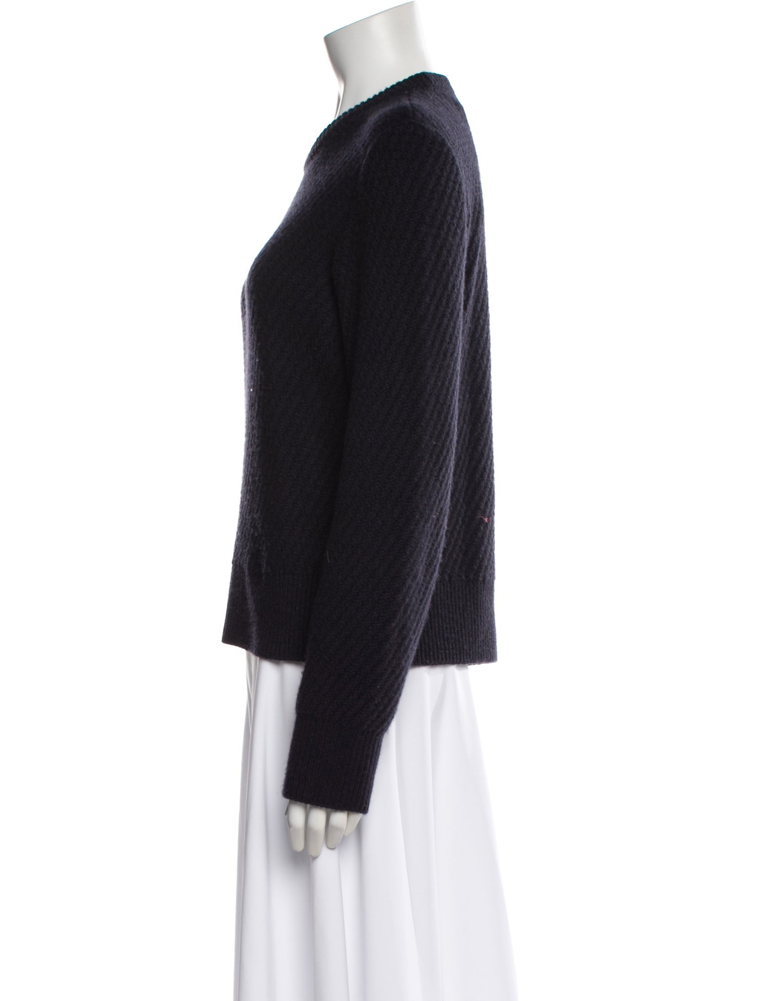 Frances De Lourdes Cashmere Crew Neck Sweater