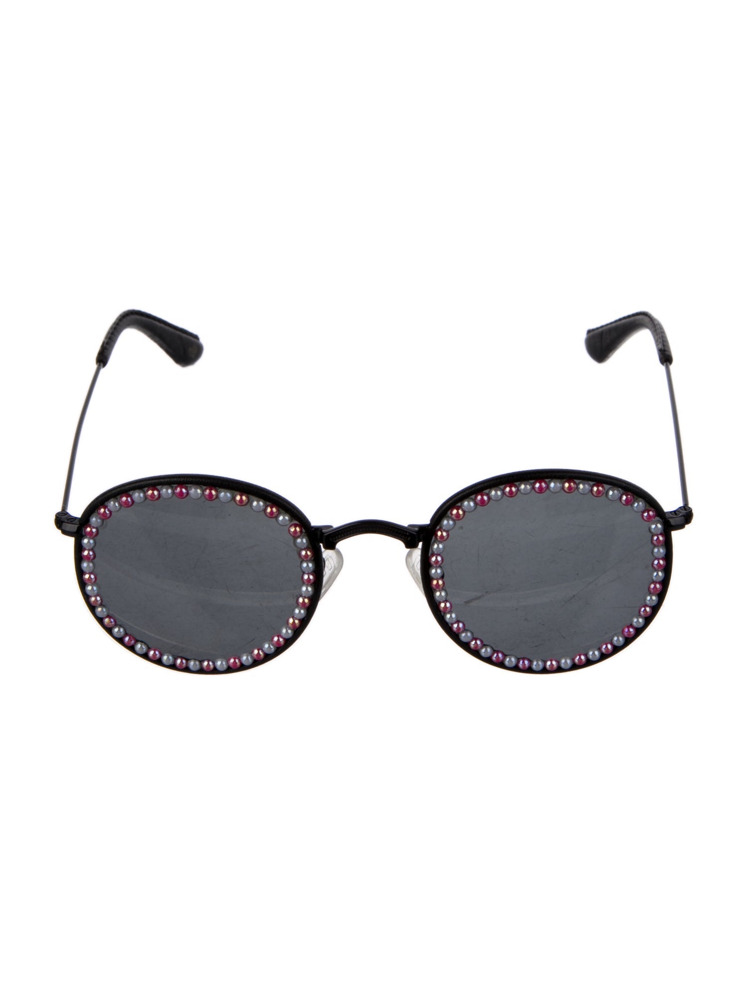 Freda Banana Round Tinted Sunglasses