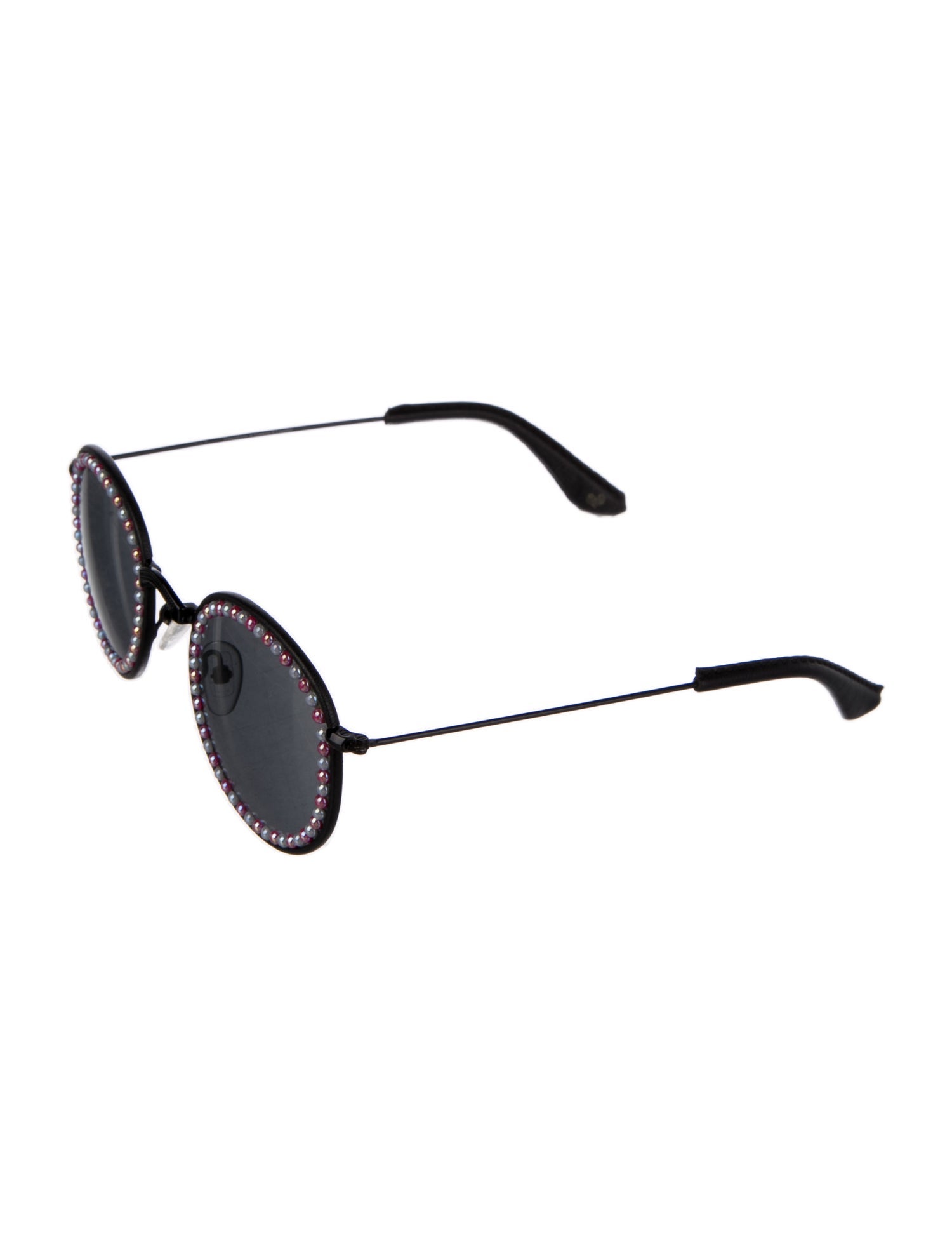Freda Banana Round Tinted Sunglasses
