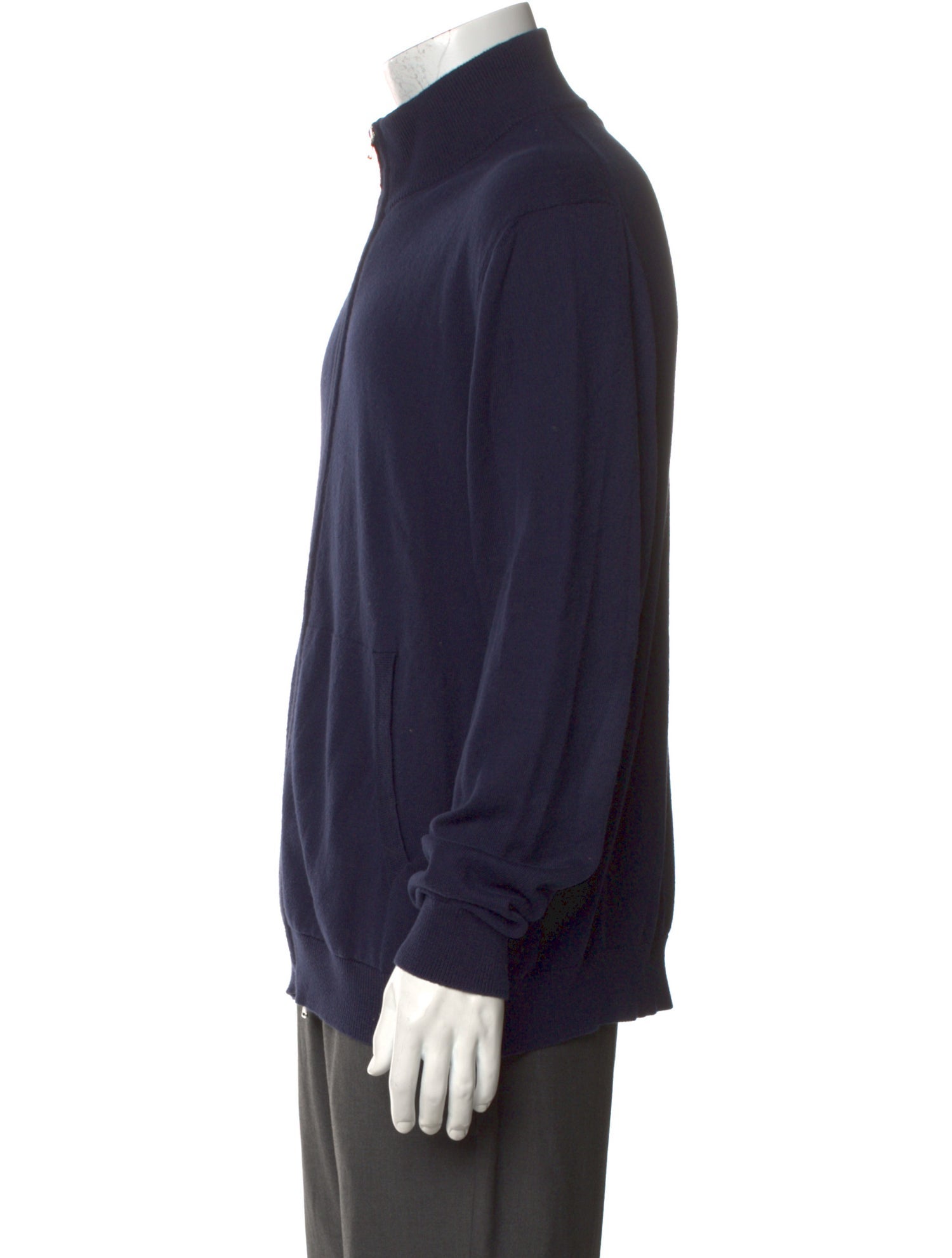 Frescobol Carioca Mock Neck Long Sleeve Cardigan