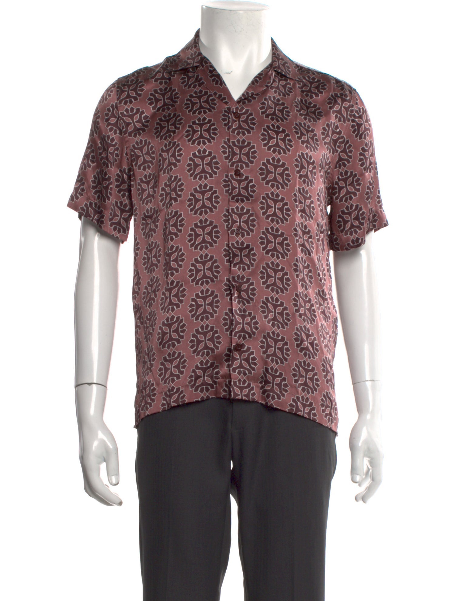 Frescobol Carioca Silk Printed Shirt