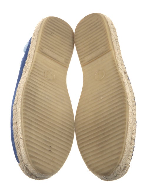 Frescobol Carioca Suede Colorblock Pattern Espadrilles