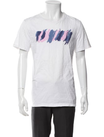 Frescobol Carioca Graphic Print Crew Neck T-Shirt