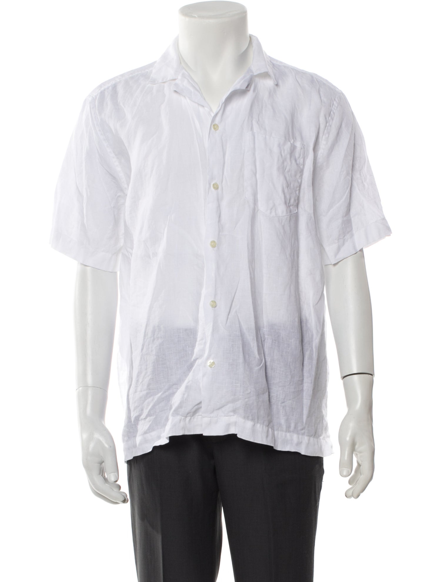 Frescobol Carioca Linen Short Sleeve Shirt