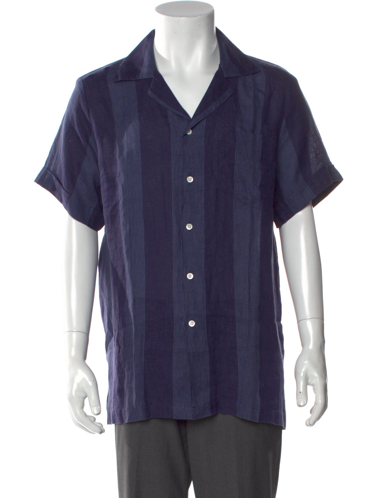 Frescobol Carioca Linen Short Sleeve Shirt