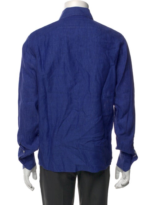 Frescobol Carioca Linen Long Sleeve Dress Shirt