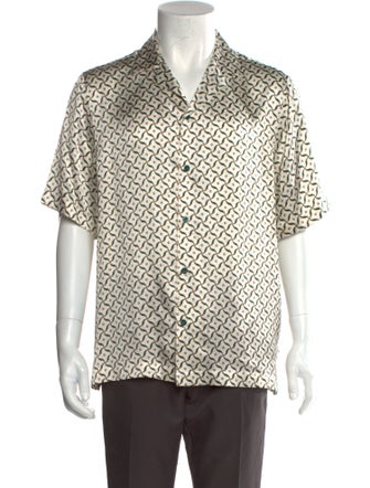 Frescobol Carioca Silk Printed Shirt