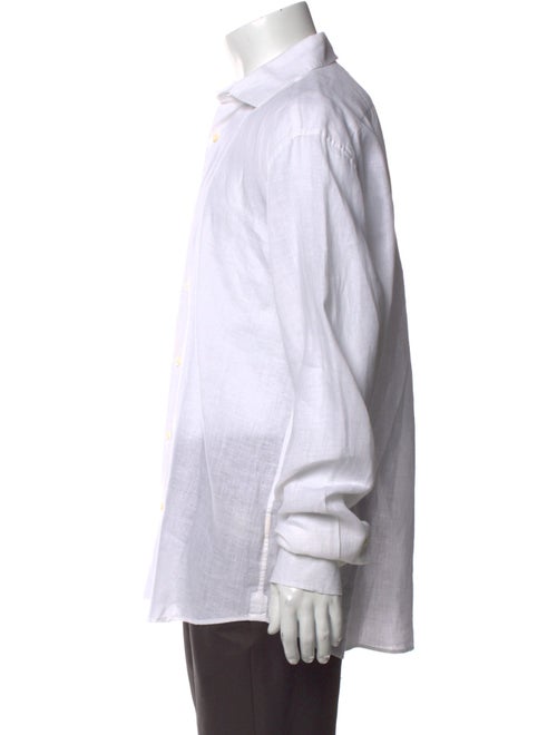 Frescobol Carioca Linen Long Sleeve Dress Shirt