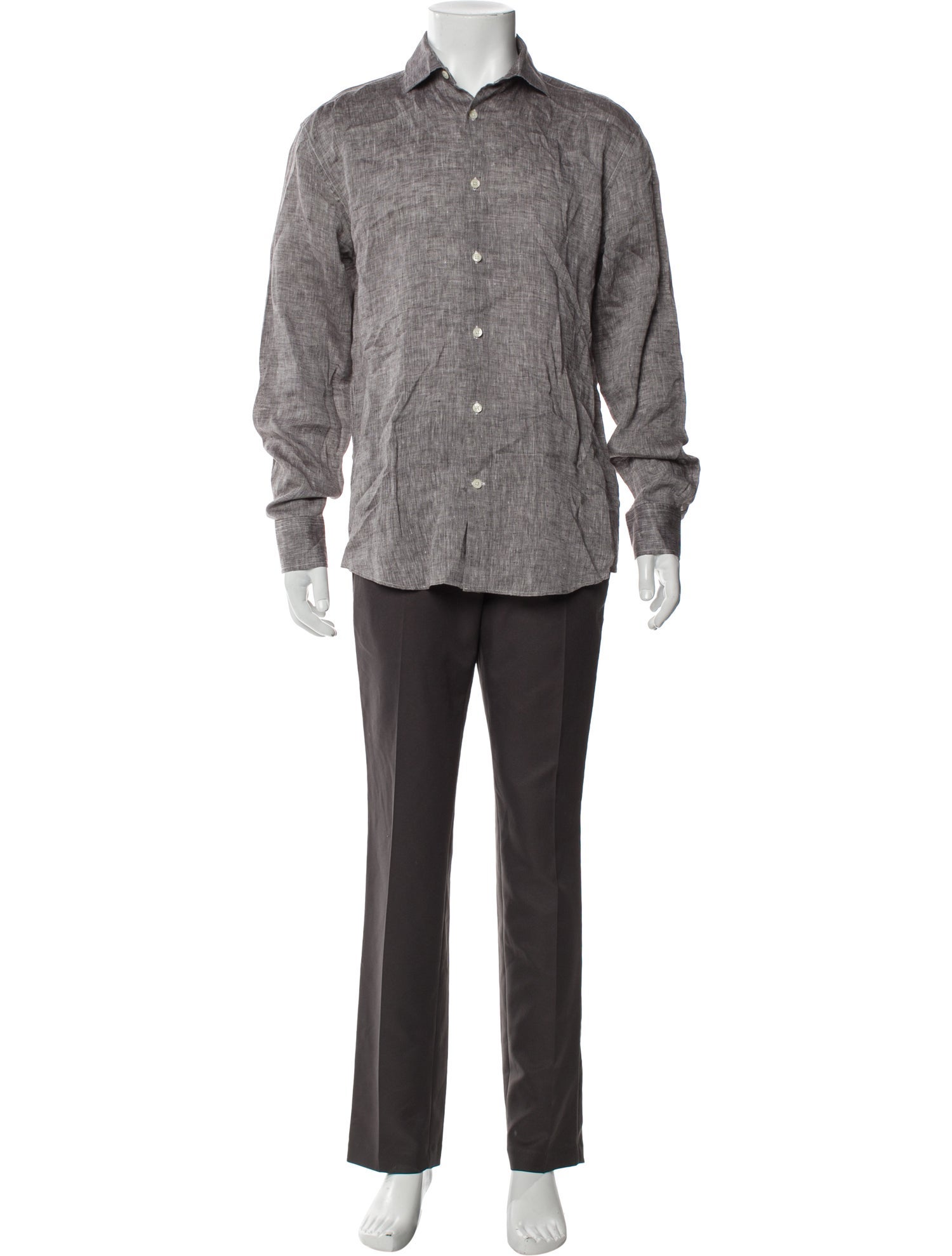 Frescobol Carioca Linen Long Sleeve Shirt