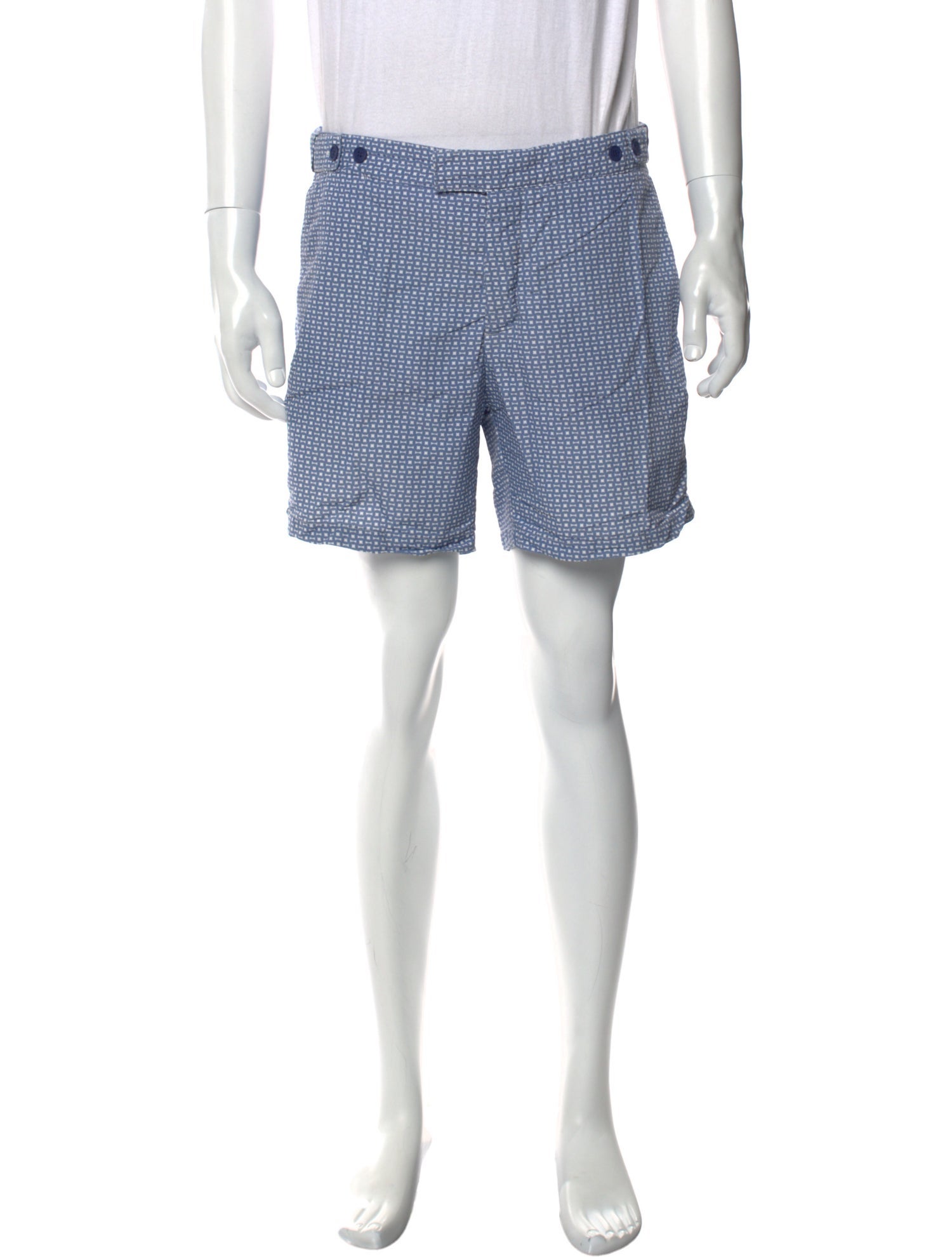 Frescobol Carioca Printed Flat Front Shorts