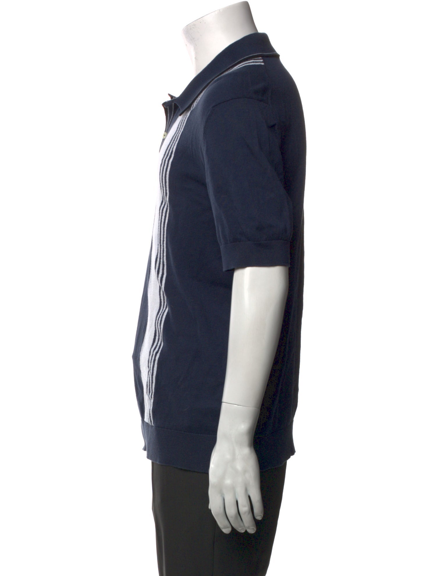 Frescobol Carioca Striped Collar Polo Shirt