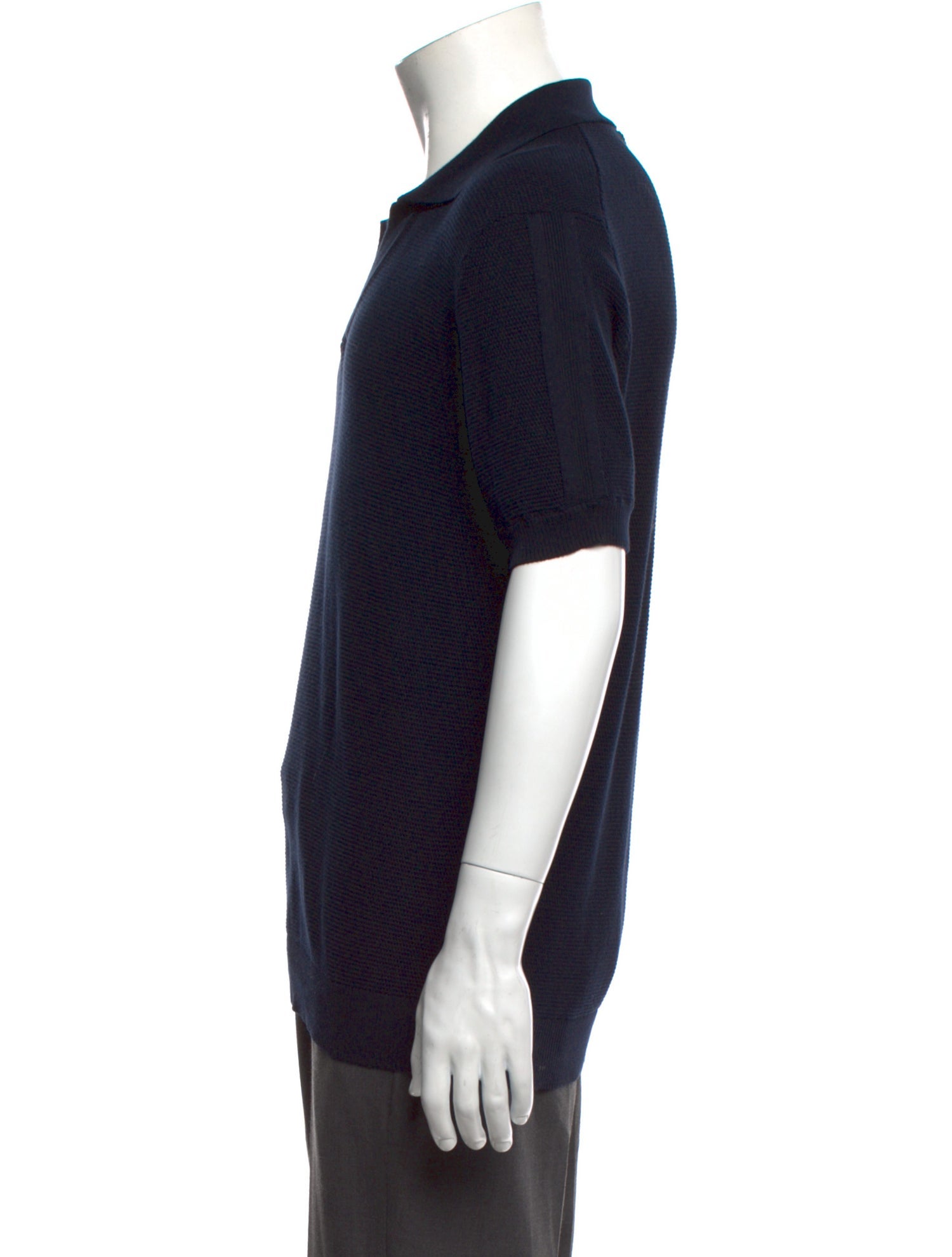Frescobol Carioca V-Neck Short Sleeve Polo Sweater