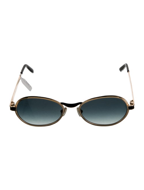 Morgenthal Frederics Round Gradient Sunglasses