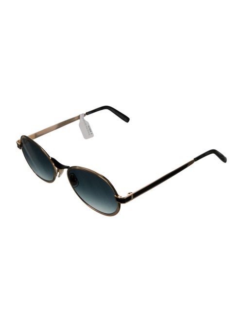 Morgenthal Frederics Round Gradient Sunglasses