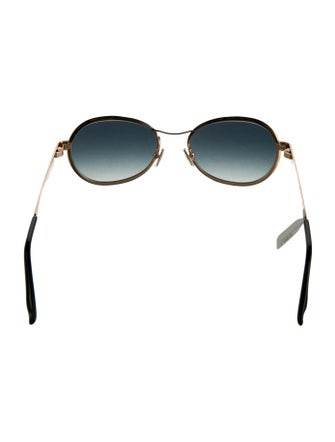 Morgenthal Frederics Round Gradient Sunglasses