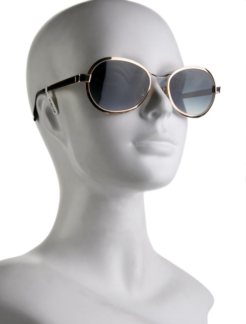 Morgenthal Frederics Round Gradient Sunglasses