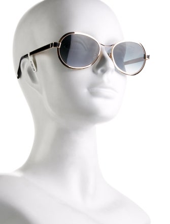 Morgenthal Frederics Round Gradient Sunglasses