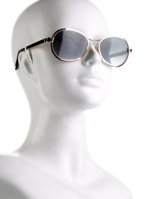 Morgenthal Frederics Round Gradient Sunglasses