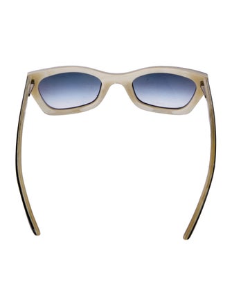 Morgenthal Frederics Cat-Eye Gradient Sunglasses