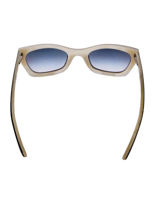 Morgenthal Frederics Cat-Eye Gradient Sunglasses