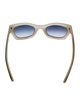 Morgenthal Frederics Cat-Eye Gradient Sunglasses