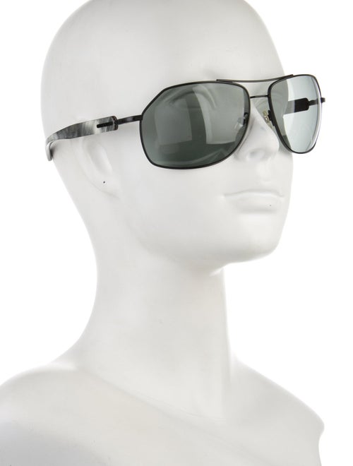 Morgenthal Frederics Aviator Tinted Sunglasses