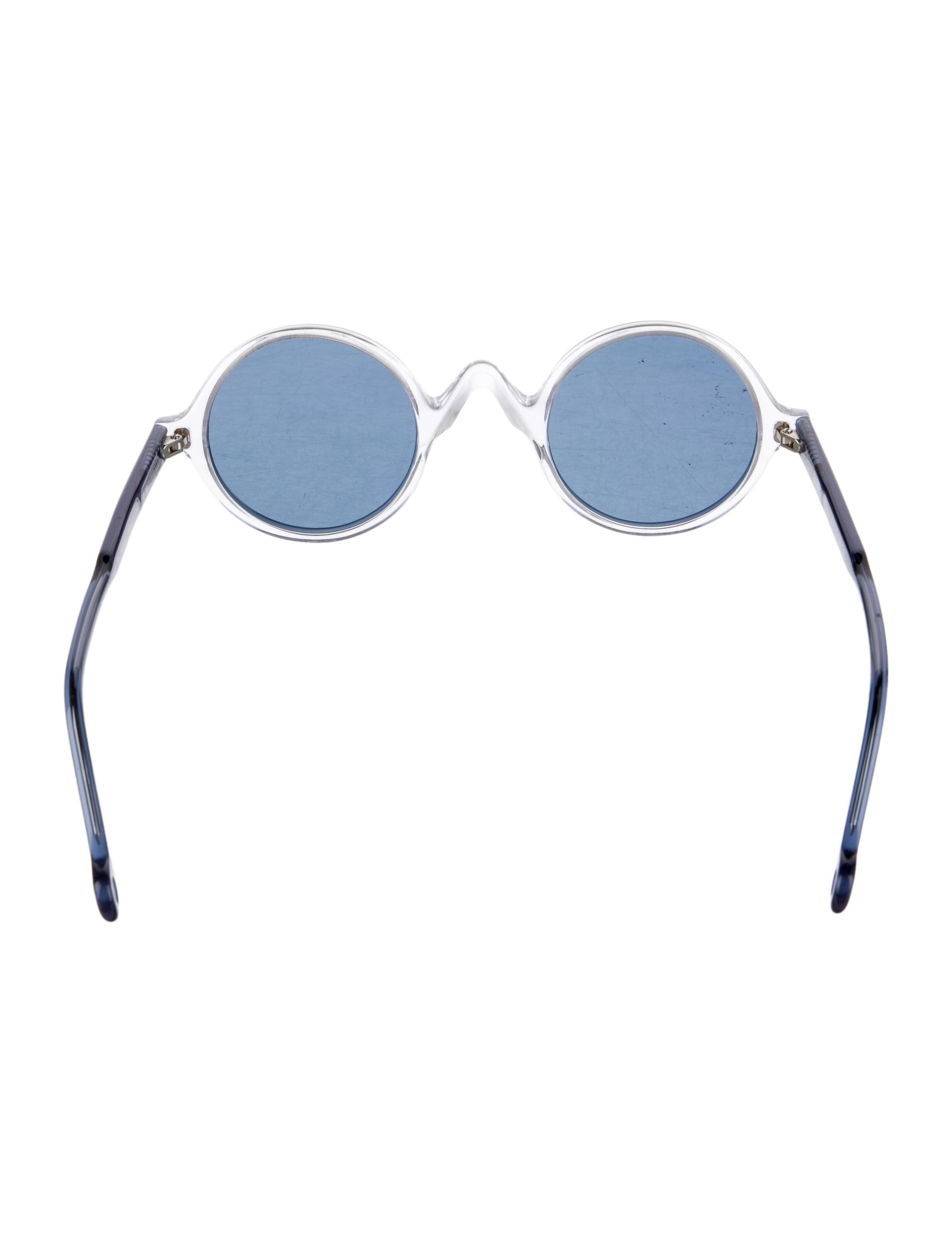 Morgenthal Frederics Round Gradient Sunglasses