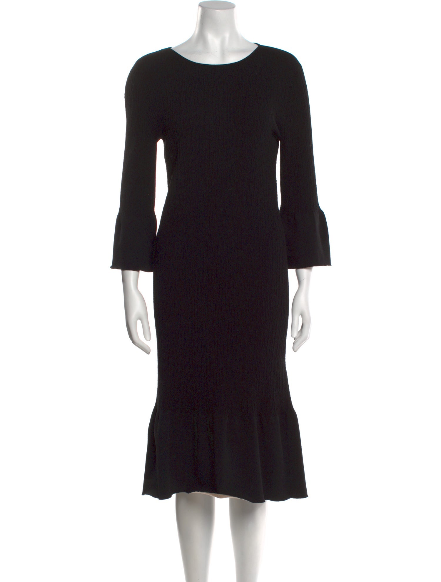 Frances Hart Bateau Neckline Midi Length Dress