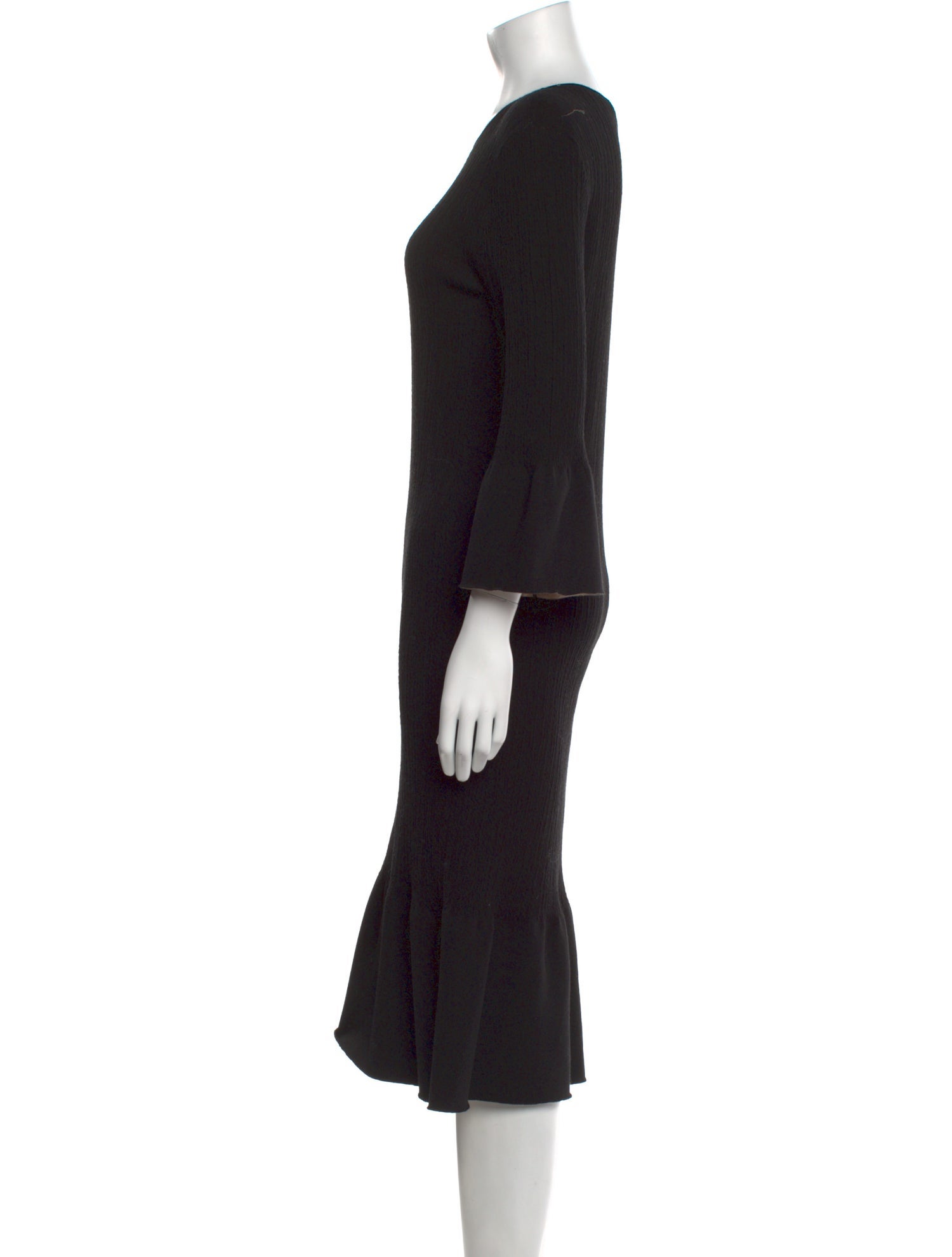 Frances Hart Bateau Neckline Midi Length Dress