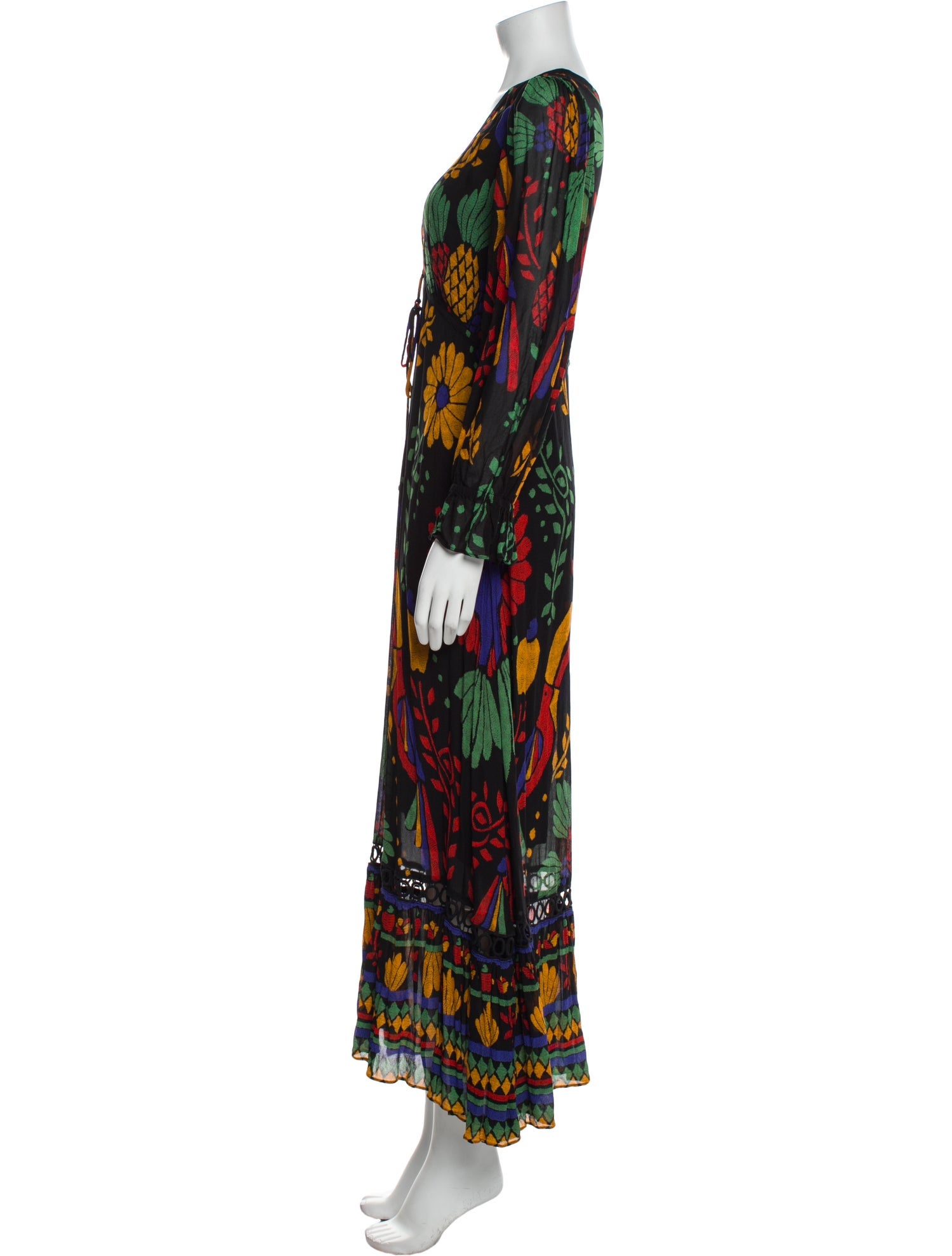 Farm Rio for Anthropologie Printed Long Dress