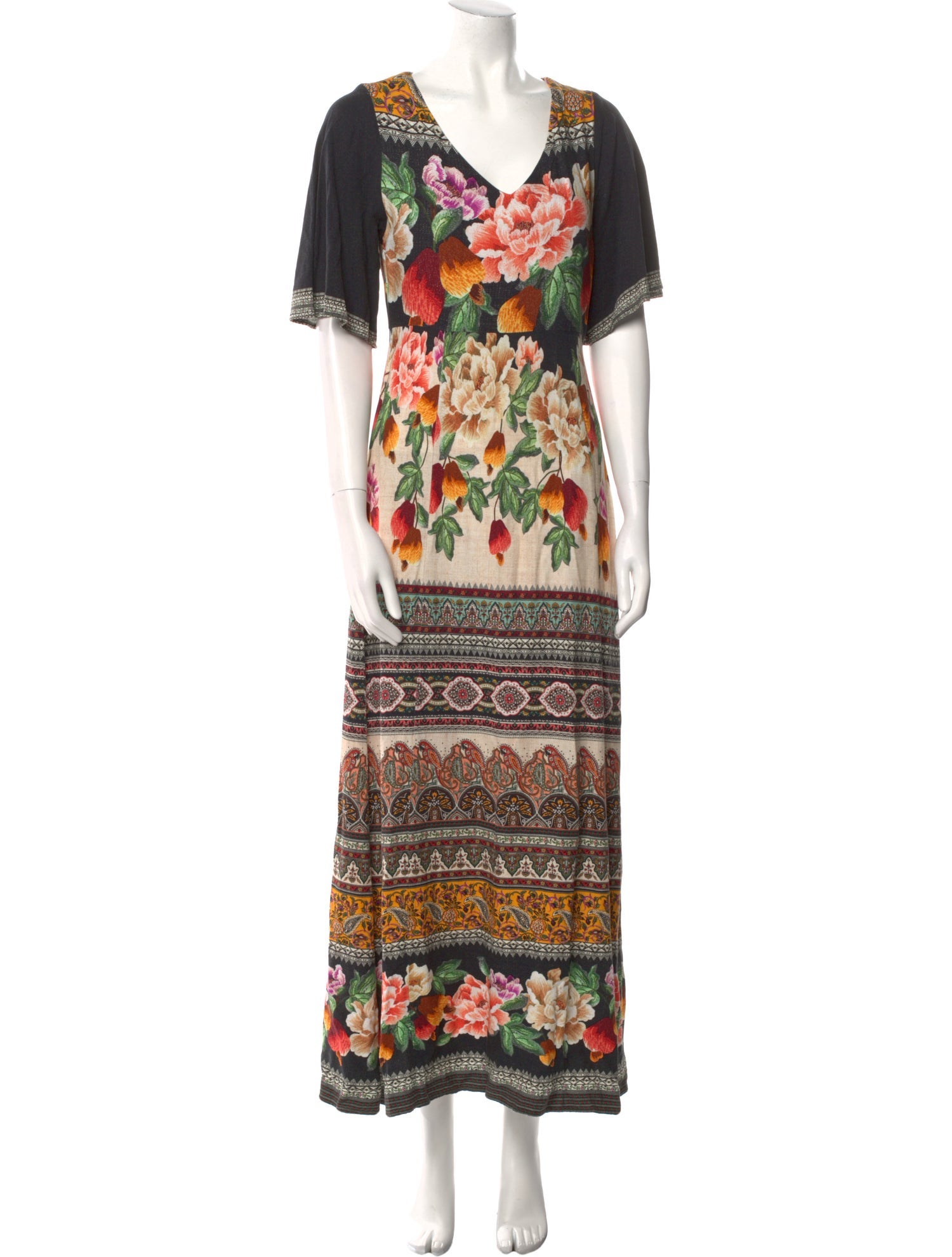 Farm Rio for Anthropologie Printed Long Dress