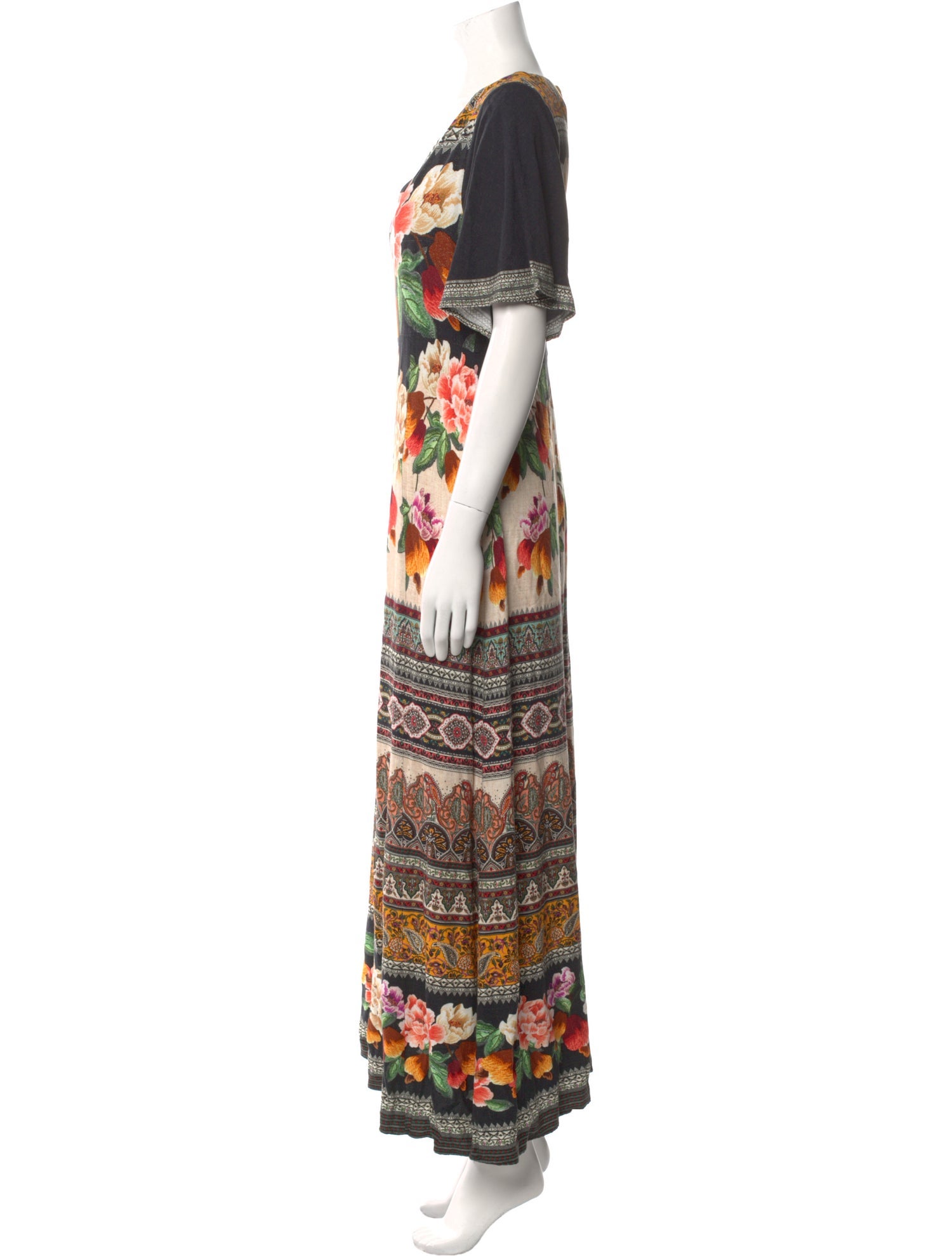Farm Rio for Anthropologie Printed Long Dress