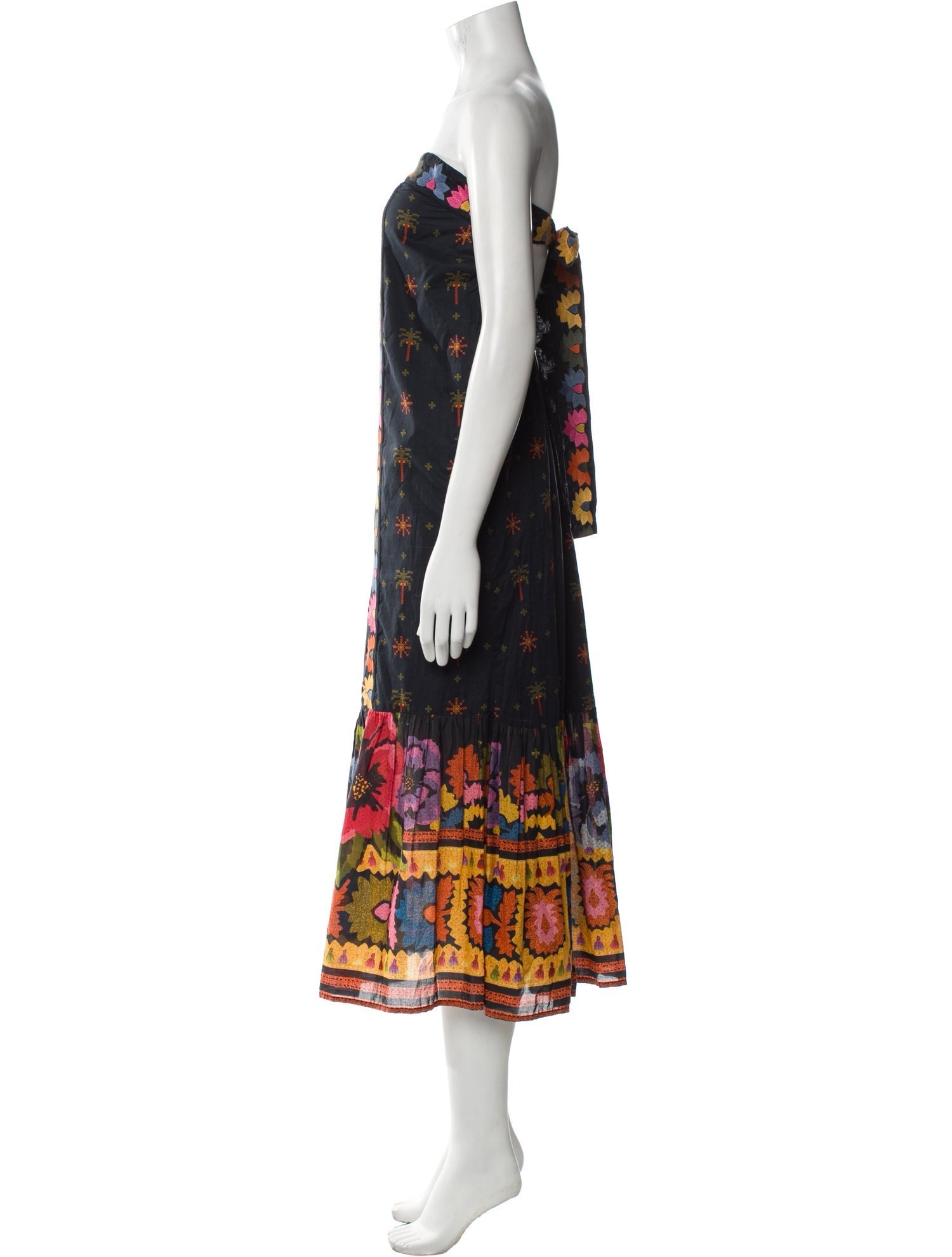 Farm Rio for Anthropologie Printed Long Dress