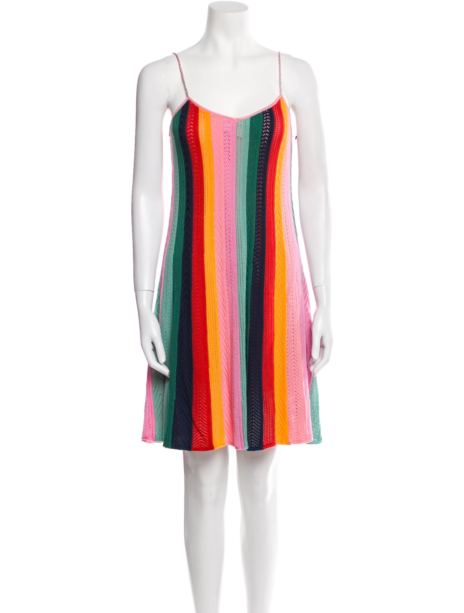 Farm Rio for Anthropologie Striped Mini Dress