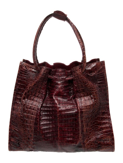 Francesco Santoro Crocodile Bucket Bag