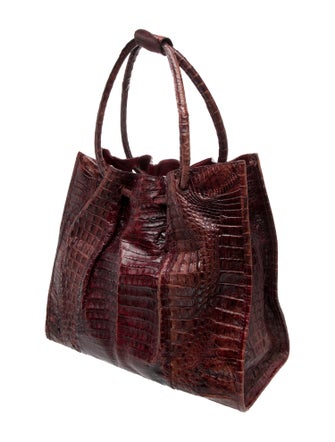 Francesco Santoro Crocodile Bucket Bag