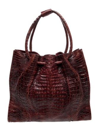 Francesco Santoro Crocodile Bucket Bag