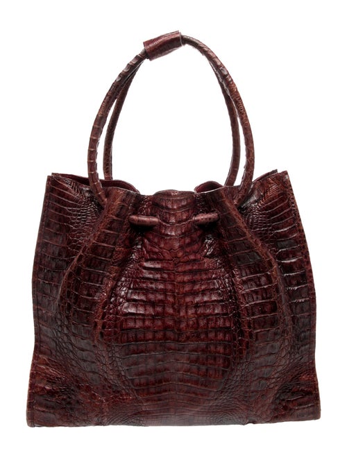 Francesco Santoro Crocodile Bucket Bag