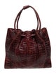 Francesco Santoro Crocodile Bucket Bag